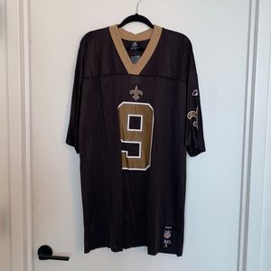 Vintage NFL Football ReeBok New Orleans Saints Drew Brees Jersey